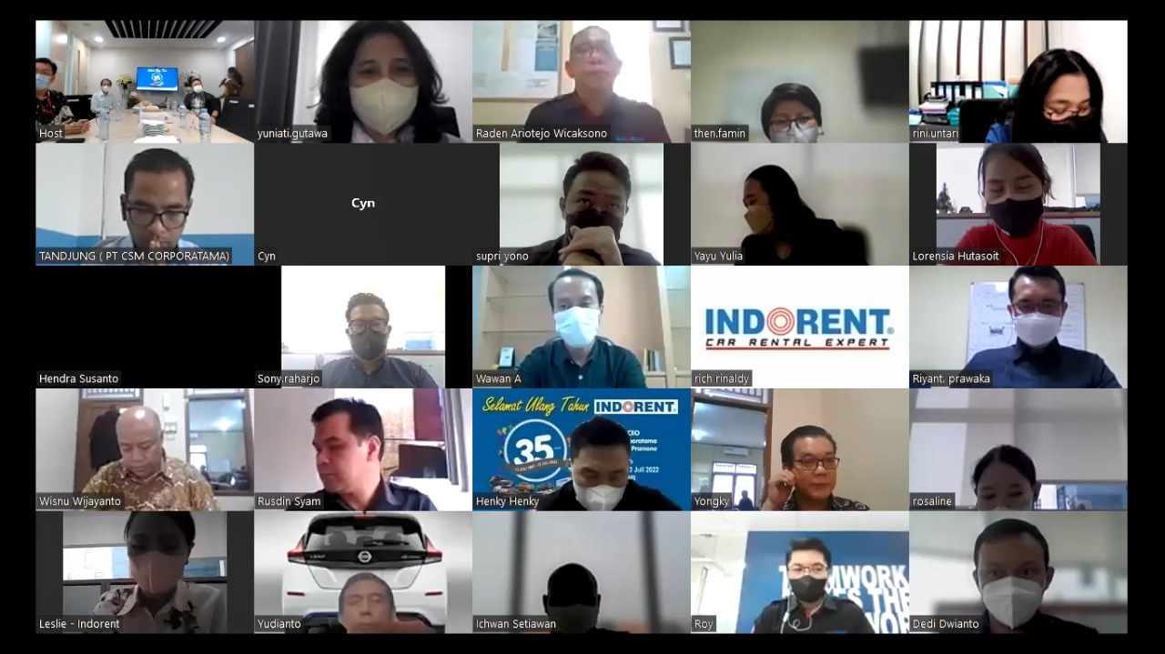 HUT 35 Indorent Foto Zoom Meeting